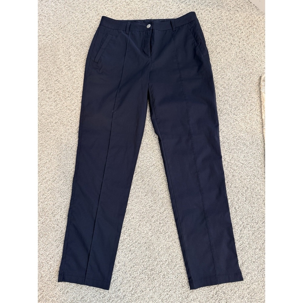 NVO by Lanctot Women's‎ Navy Woven Pants, Size 6
